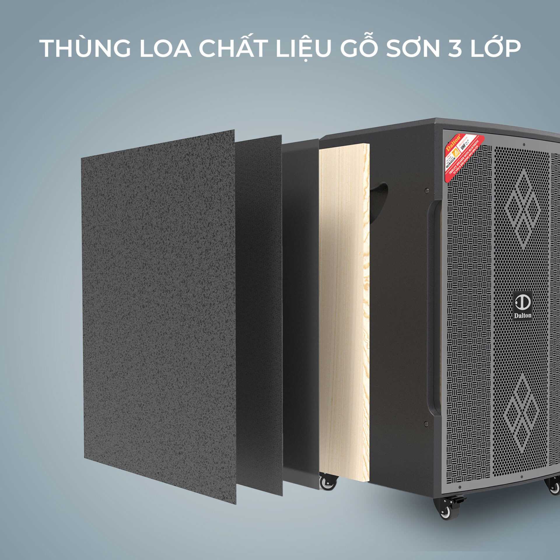 Loa kéo di động karaoke Dalton TS-12G400XP